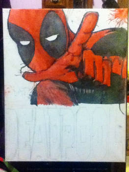 Deadpool painting