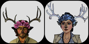 Bigby and Snow fauns :3