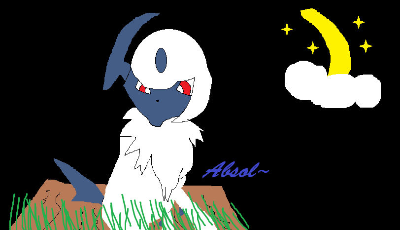 Absol In the Night by espeonpokemon on DeviantArt