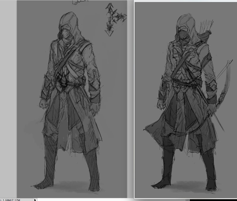 Digital Art: OC assassin Redesign by zankax-x on DeviantArt