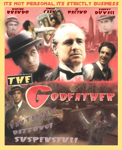 The Godfather B-movie poster