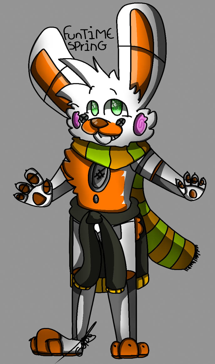 Fnaf Oc Funtime Spring by G0LDEZ on DeviantArt