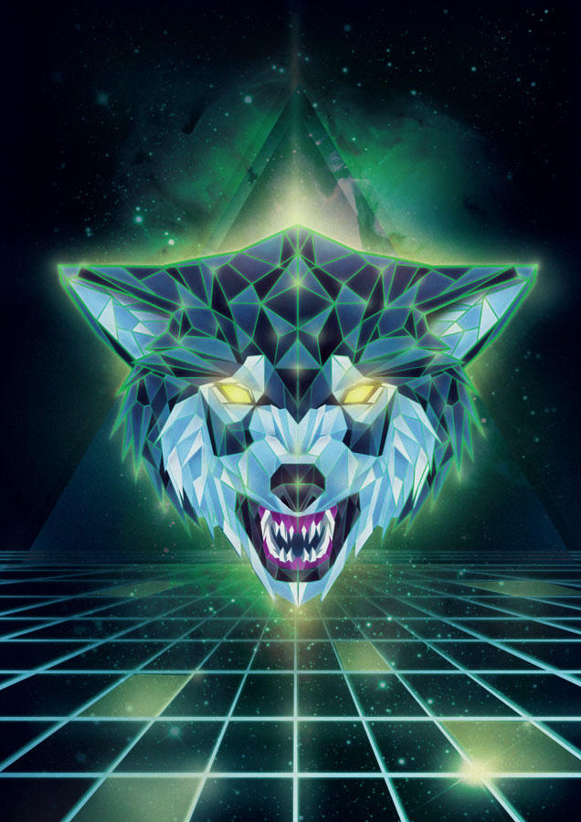 Computer Wolf Deviantart Cyber Wolf by albertoo on DeviantArt