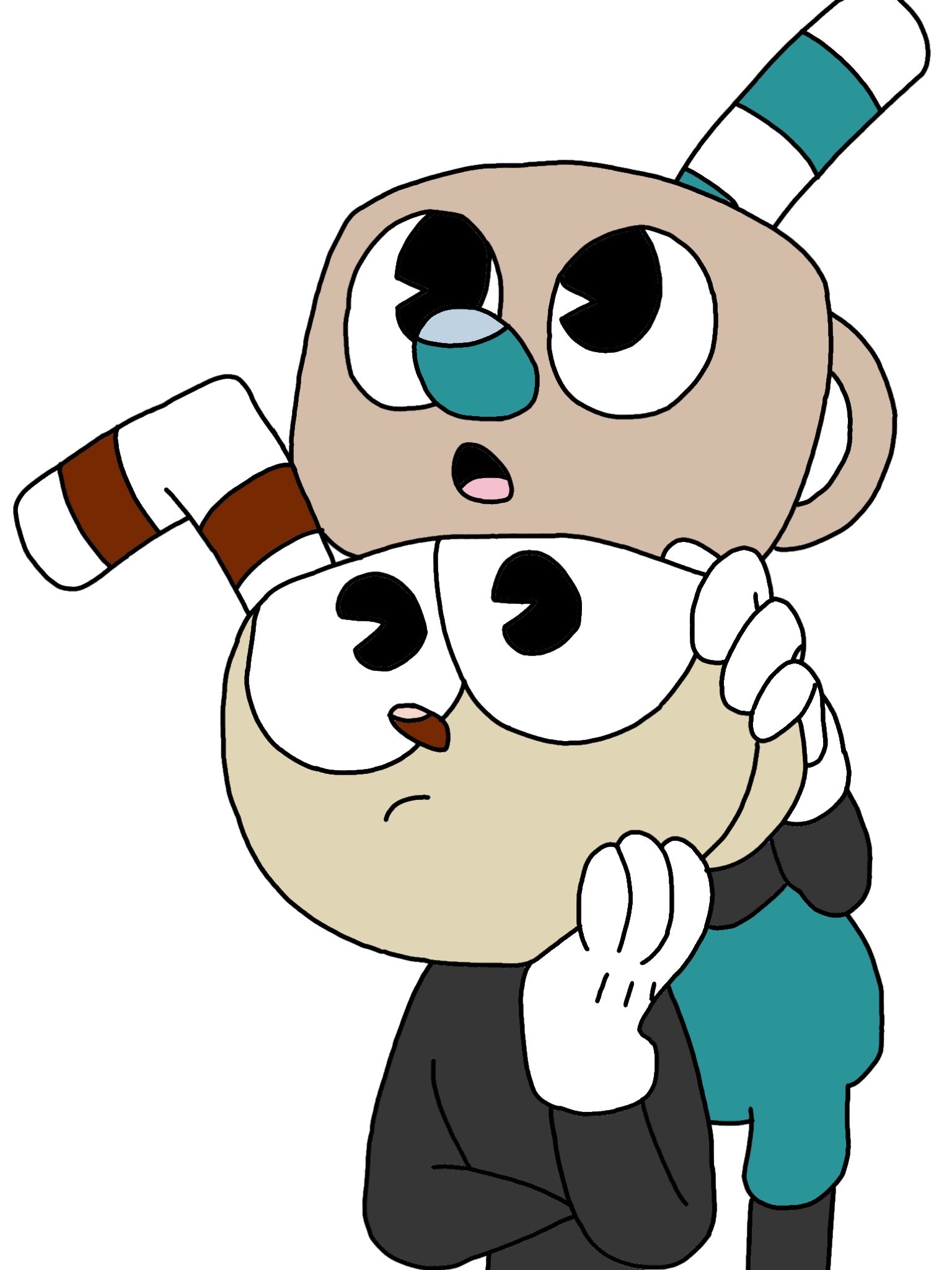 Cuphead and Mugman by Redpanda2608 on DeviantArt