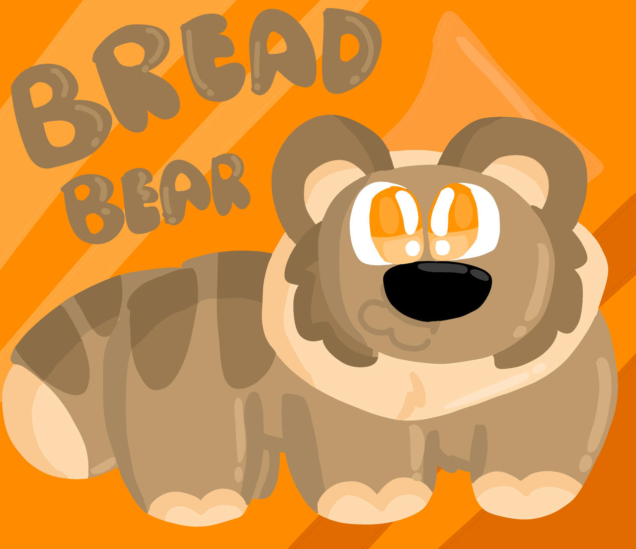 Inverted Breadbear Bread bear by CalicoCreations5 on DeviantArt