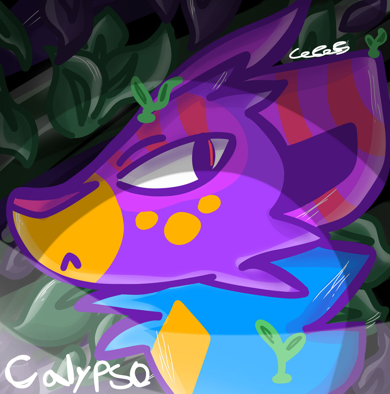 Calypso pfp by CalicoCreations5 on DeviantArt