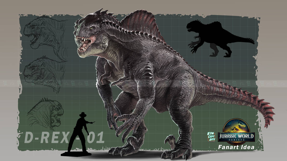 New Dinosaur Rebirth D Rex 01 by tontanat on DeviantArt