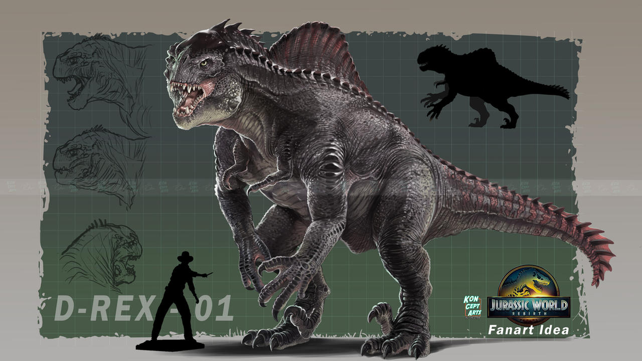 New Dinosaur Rebirth D Rex 01 by tontanat on DeviantArt