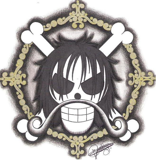 Gol D. Roger Pirate-Emblem.