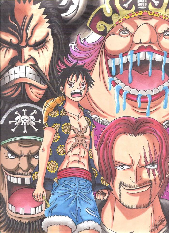 Four Emperors One Piece Wallpaper Shanks D Anime Animes Manga Manga