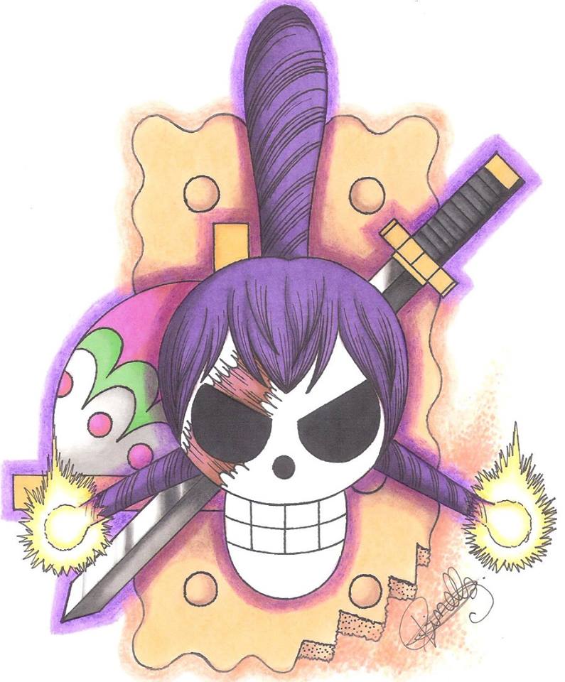 Jolly Roger Of Charlotte Cracker One Piece By Loloow On Deviantart