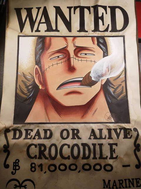 Crocodile WANTED (One Piece Ch. 1058) by bryanfavr on DeviantArt