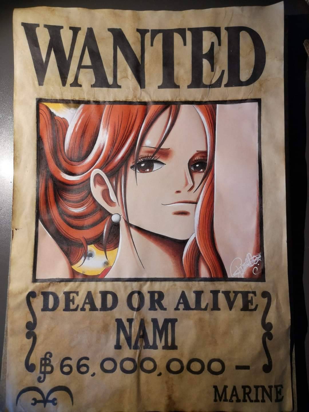 NAMI WANTED (One Piece Ch.1058) by bryanfavr on DeviantArt