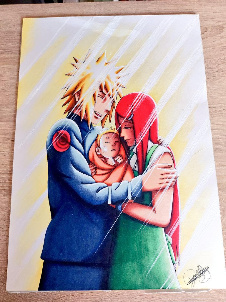 Drawing Portrait of Naruto's Family (A3) Naruto by LoLoOw on DeviantArt