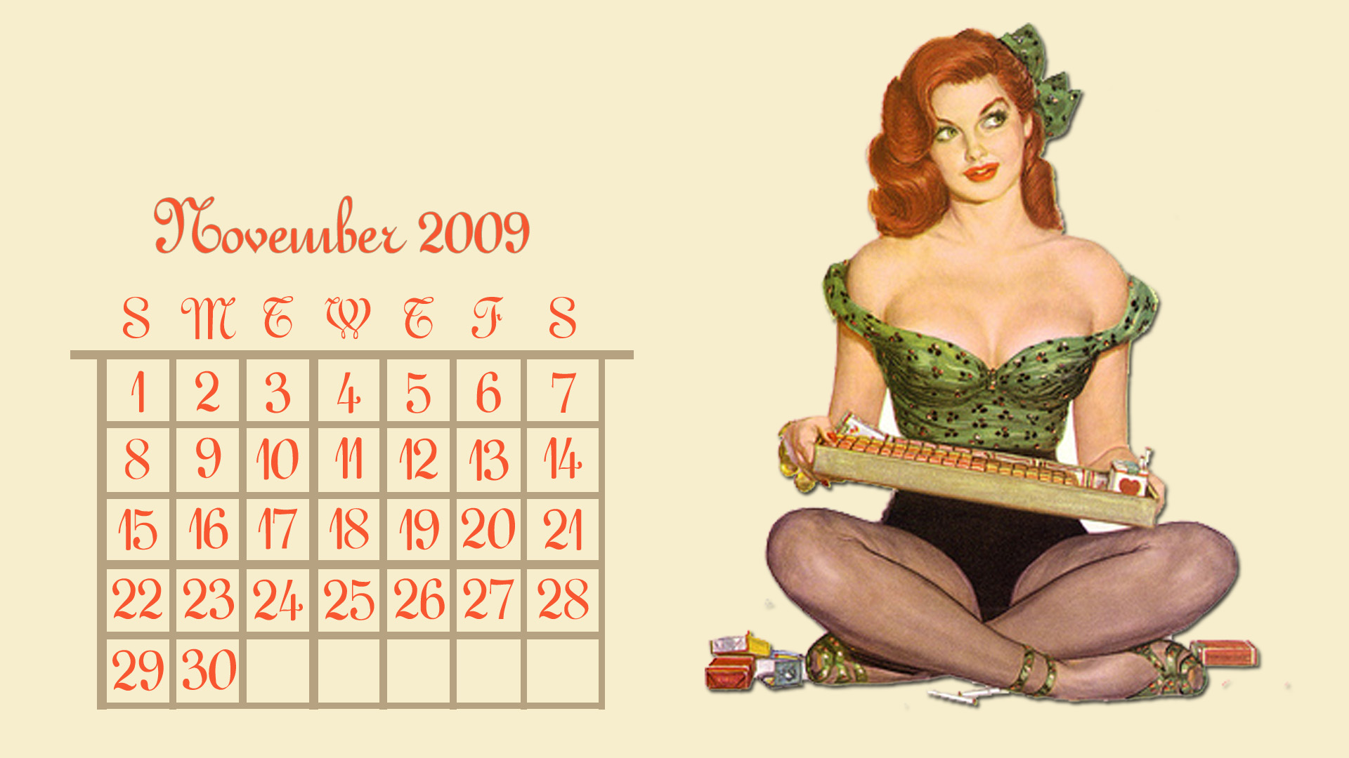 Calendar Girl November