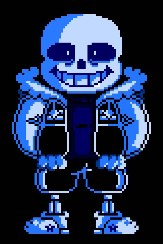 Outertale Sans Sprite - Outertale Sans Pixel Art, HD Png Download -  852x1111(#202258) - PngFind