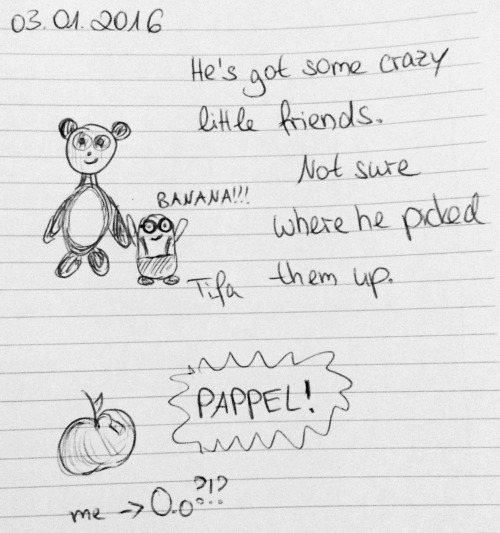 03.01.2016 He's got some crazy little friends.