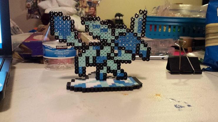 Perler Standee Glaceon Perler Standee by IsXack-bassist on DeviantArt