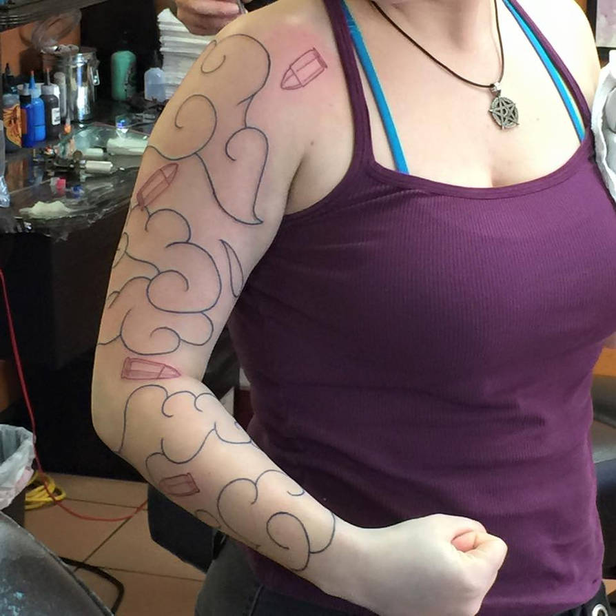 Jinx tattoo progress by IsXackbassist on DeviantArt