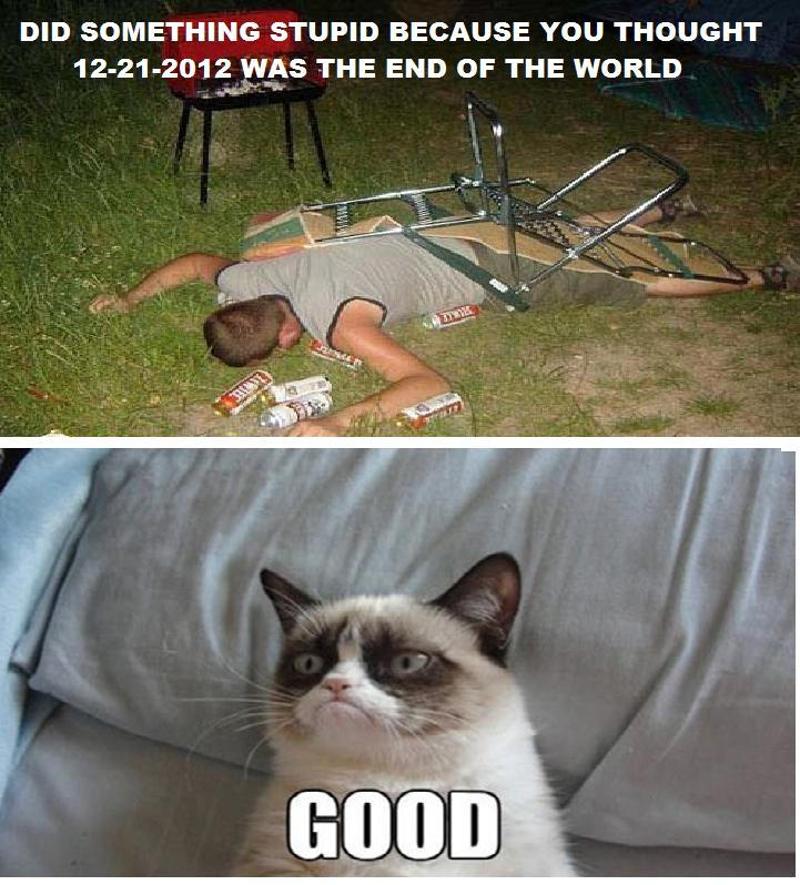 12/21/2012 Grumpy Cat Meme by RosemarieAlexandra on DeviantArt