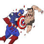 Captain America VS Wolverine 