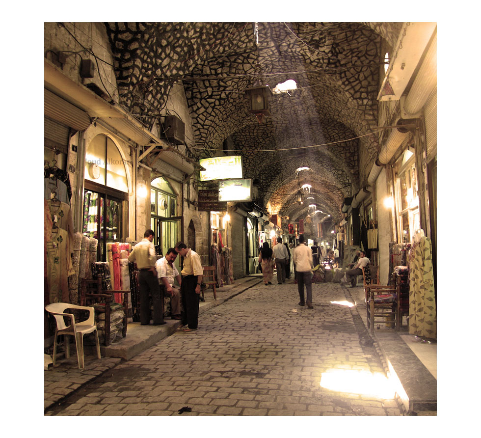 Sepia Sunlight at the Old Souk