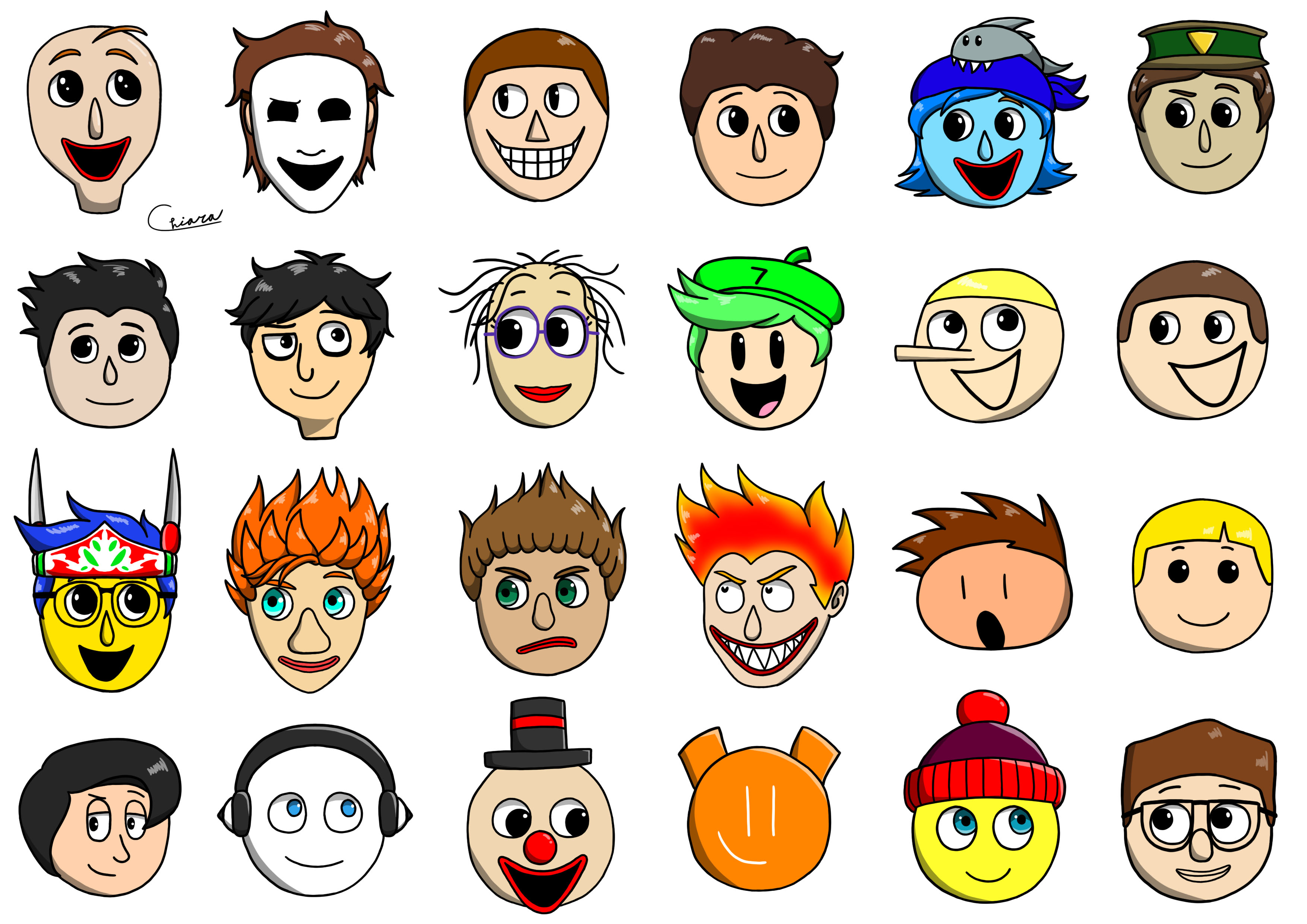 Baldi Basic Sticker Baldi's Basics (AU) stickers. (part 1) by ChiaraClover on DeviantArt