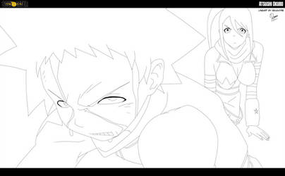 Black Star n Tsubaki :Lineart: