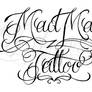 Mad Man Tattoo lettering 2