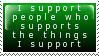 Support the supporter