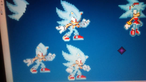 Hyper Sonic sprite