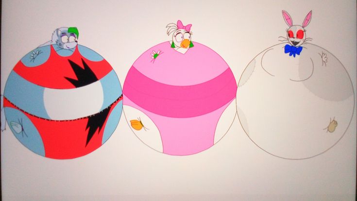 Chica Roxy and Venny Inflated by skyb2012 on DeviantArt