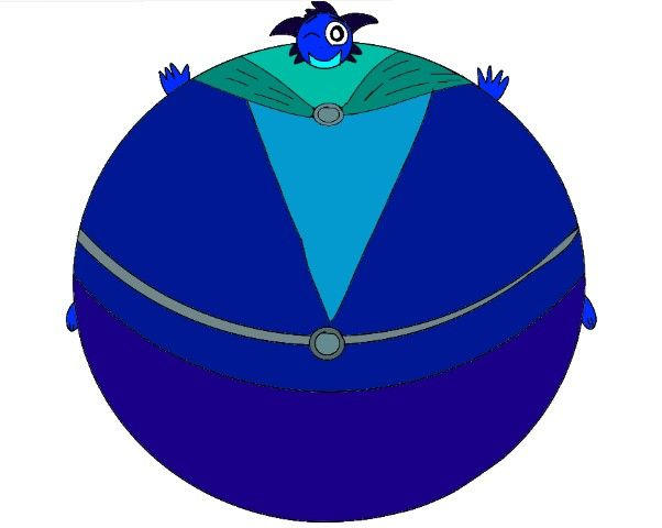 Draool Inflation Dragon guy Blueberry Inflation by skyb2012 on DeviantArt