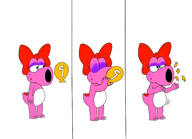 Birdo P Balloon Inflation Part 1 by skyb2012 on DeviantArt