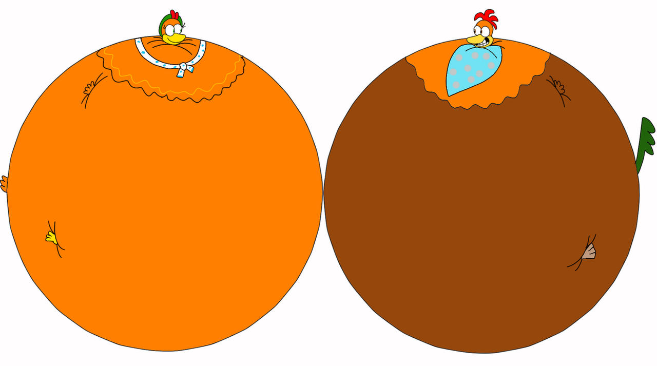 Ginger and Rocky Inflated by skyb2012 on DeviantArt