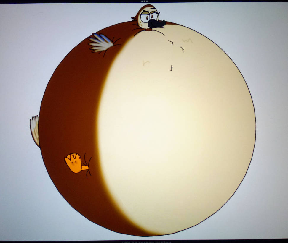 Bird Inflation Deviantart Pam Mallard Inflated by skyb2012 on DeviantArt