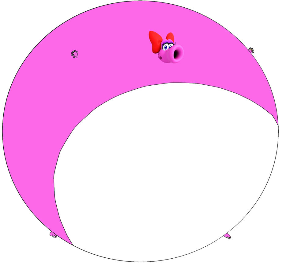 Spherically Inflated Birdo by skyb2012 on DeviantArt