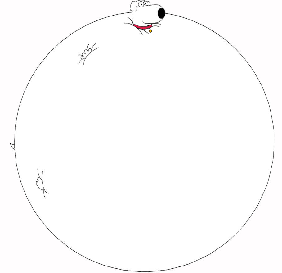 Brian Griffin Inflated by skyb2012 on DeviantArt