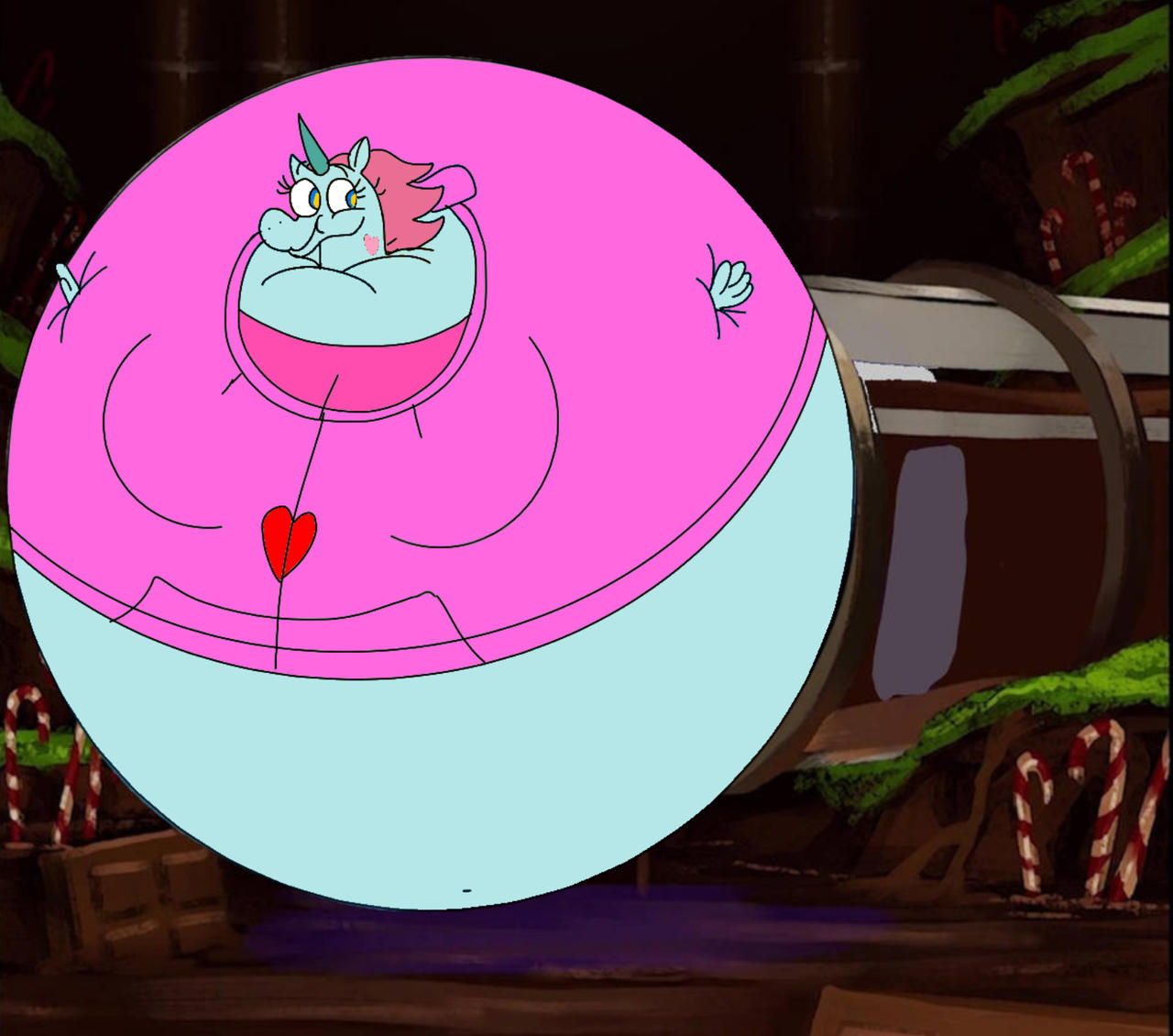 Pony Head Chocolate Pipe Inflation by skyb2012 on DeviantArt