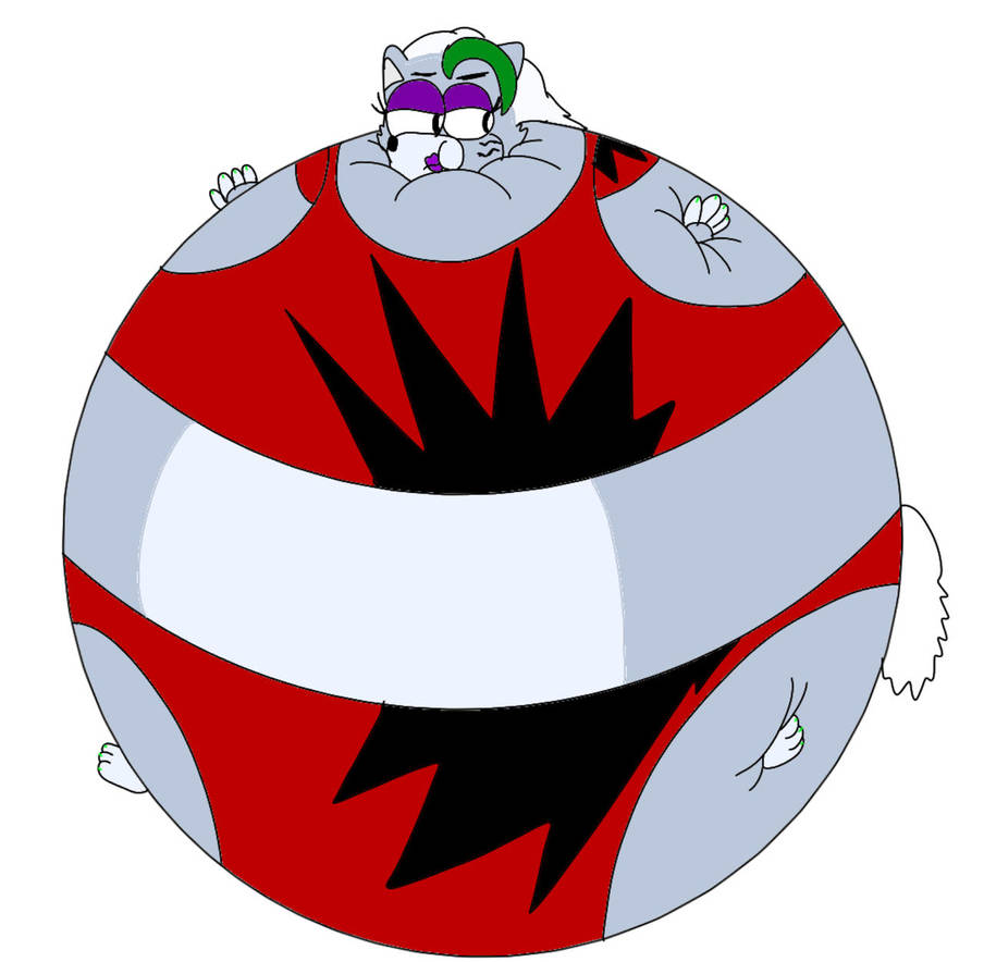 Inflated Roxanne Wolf (WarioTheInflator styled) by skyb2012 on DeviantArt