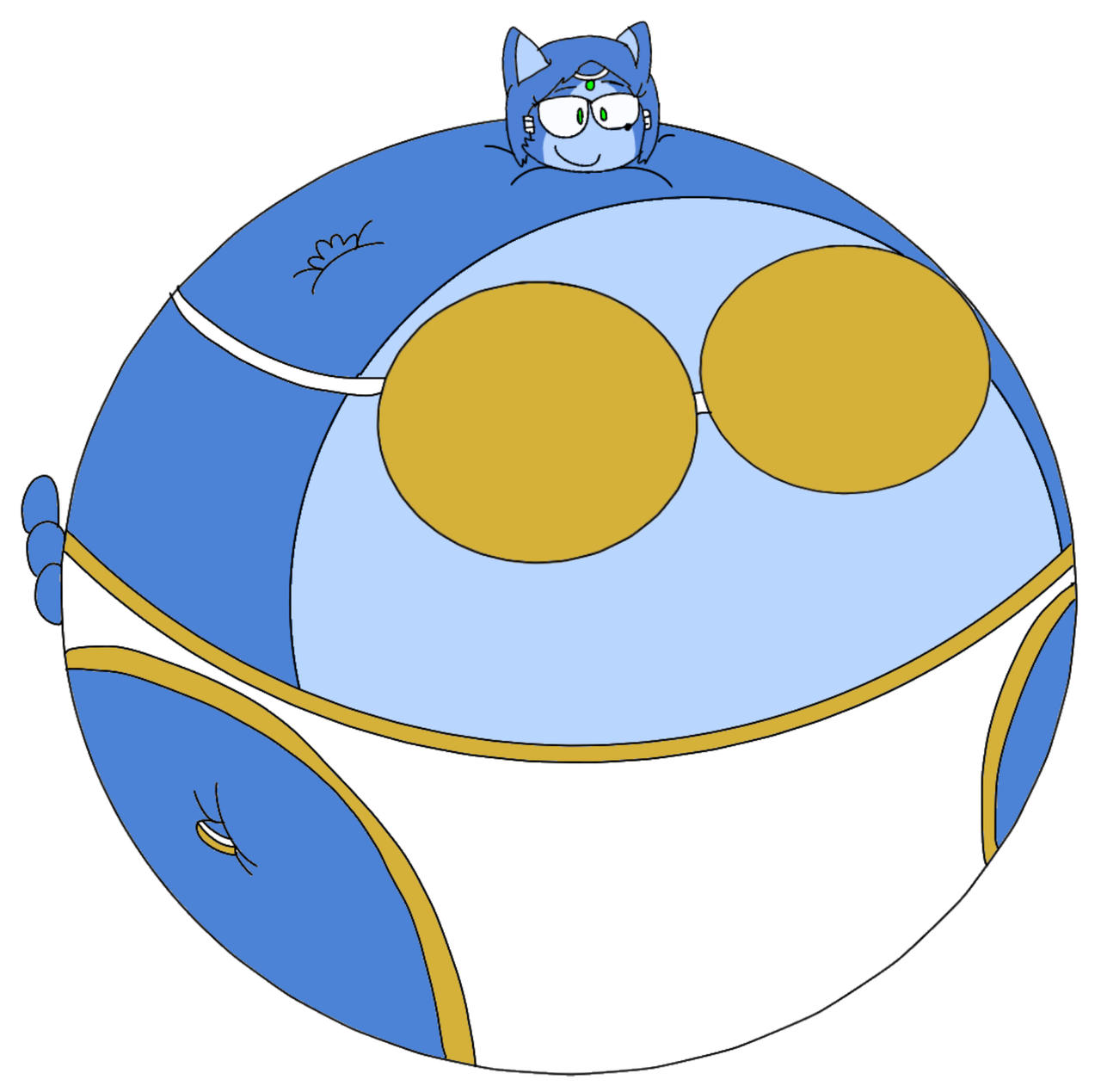 Krystal Inflated my version by skyb2012 on DeviantArt