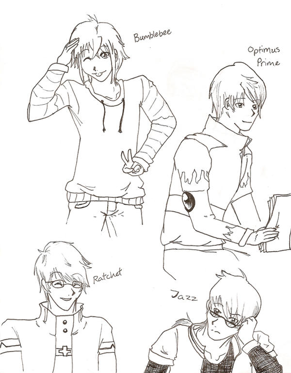 Human autobots by Kami-Sensei on DeviantArt