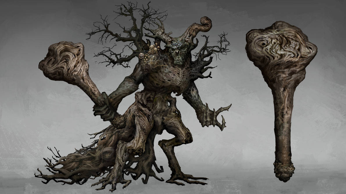 Cursed tree demon by mirceanicula on DeviantArt