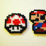 Perler beads: Mario