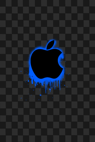 Apple iphone wallpaper - Blue