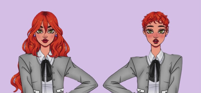 Princesspixie87 Popular Redhead get a pixie by haircutgirl on DeviantArt
