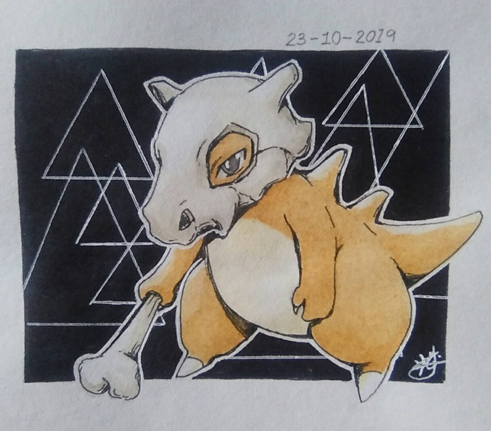 Cubone (Favorite Ground Type) by Jahareli on DeviantArt
