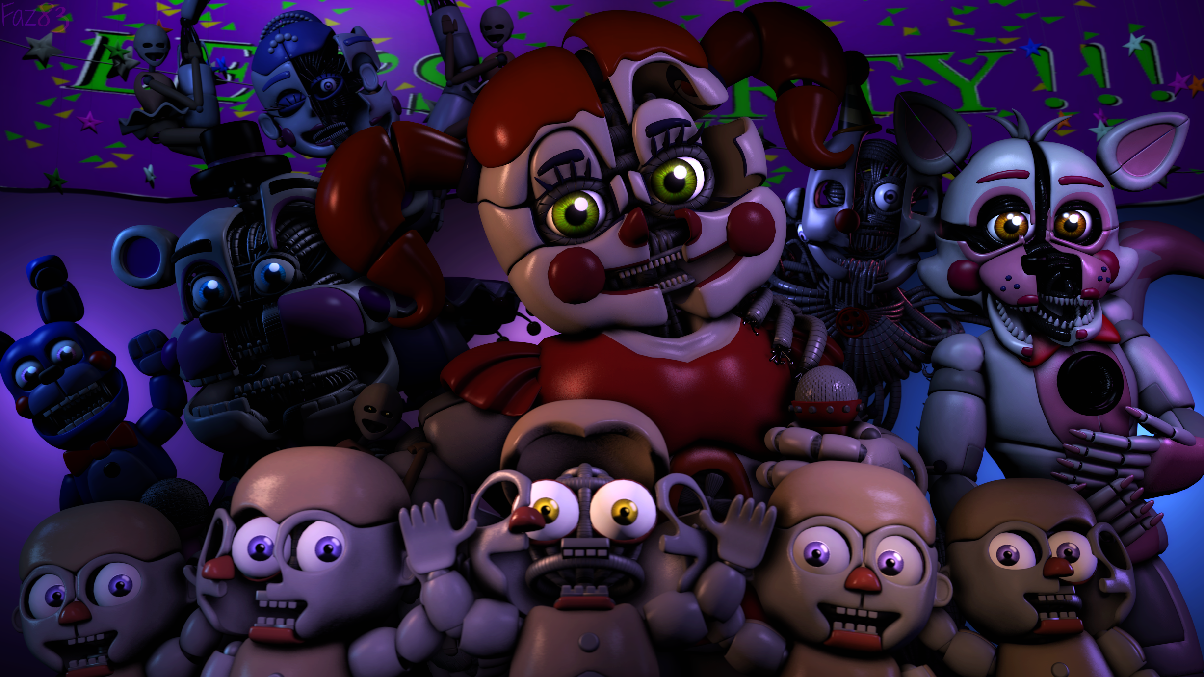 (SFM/FNAF:SL/Remake) The fun is starting