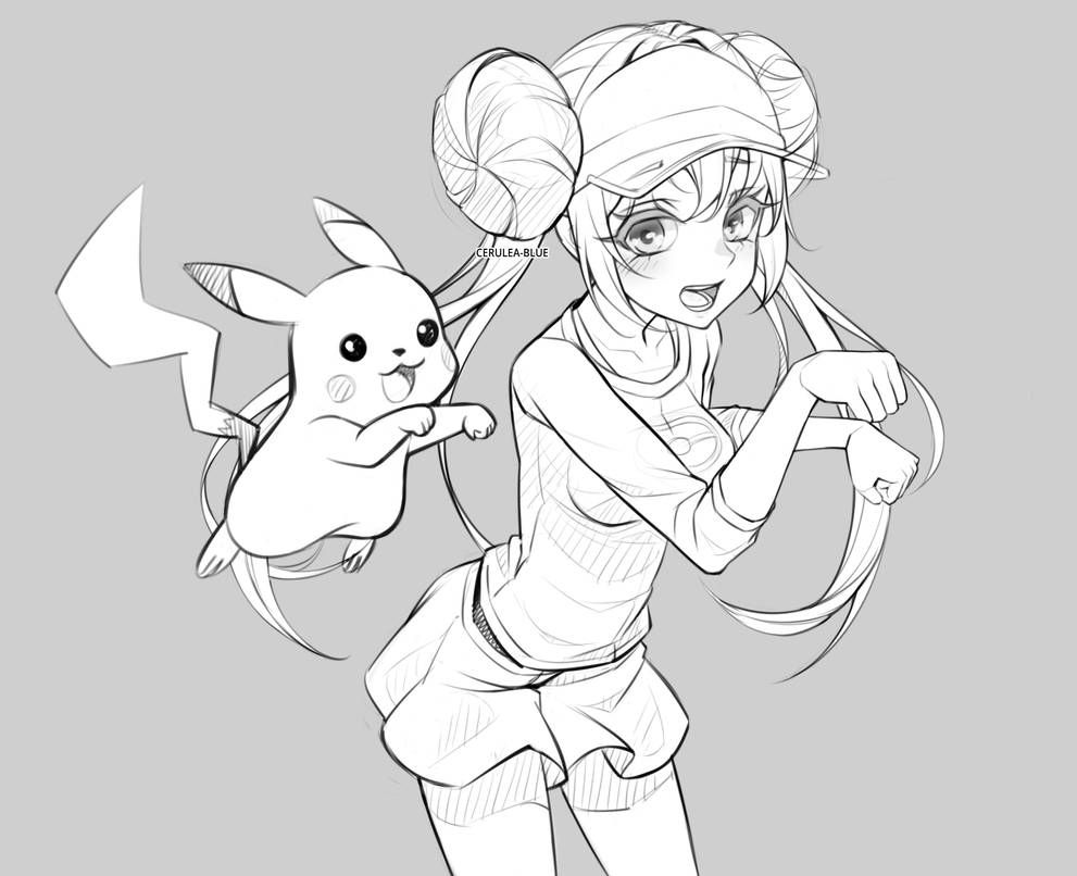 Pokemon: Rosa by Cerulea-blue on DeviantArt