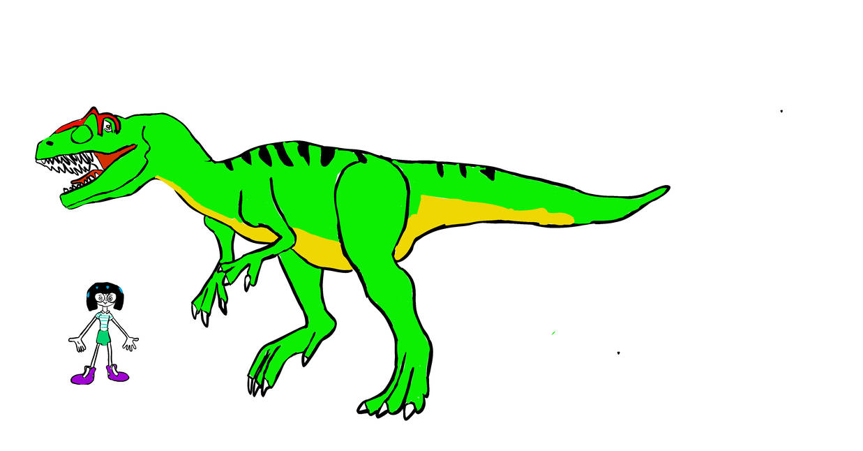 Emily Raptor Emily Brock and Allen the allosaurus version 3 by raptor4709 on DeviantArt